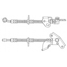 FHY3229 FERODO Тормозной шланг