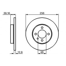 0 986 478 329 BOSCH Тормозной диск