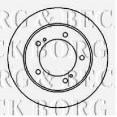 BBD4927 BORG & BECK Тормозной диск