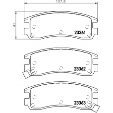 8DB 355 016-961 HELLA PAGID Комплект тормозных колодок, дисковый тормоз