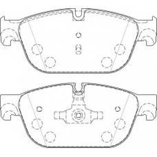 FD7485A NECTO Комплект тормозных колодок, дисковый тормоз