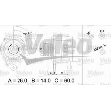 437172 VALEO Генератор