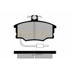 PA498 BRAKE ENGINEERING Комплект тормозных колодок, дисковый тормоз