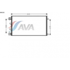 DN5283 AVA Конденсатор, кондиционер