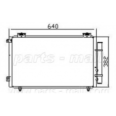 PXNCF-007 Parts mall Конденсатор, кондиционер