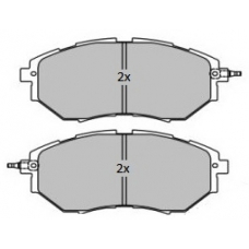 FBP-1800 FREMAX Комплект тормозных колодок, дисковый тормоз