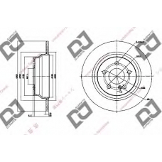 BD1145 DJ PARTS Тормозной диск