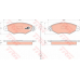 GDB1402 TRW Комплект тормозных колодок, дисковый тормоз