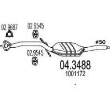 04.3488 MTS Катализатор