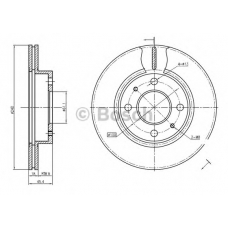 0 986 BB4 313 BOSCH Тормозной диск