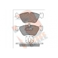 RB0988 R BRAKE Комплект тормозных колодок, дисковый тормоз