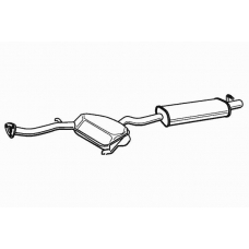 21078 WALKER Глушитель выхлопных газов конечный