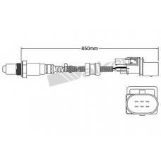 250-25007 WALKER Лямбда-зонд