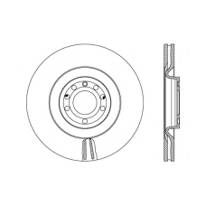 BDR2666.20 OPEN PARTS Тормозной диск