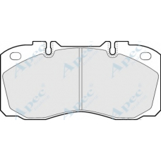 PAD1015 APEC Комплект тормозных колодок, дисковый тормоз