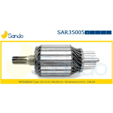 SAR35005.0 SANDO Якорь, стартер