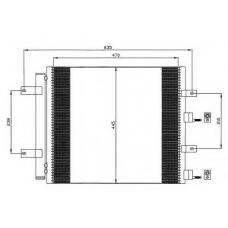 35604 NRF Конденсатор, кондиционер