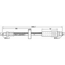 FBH6916 FIRST LINE Тормозной шланг