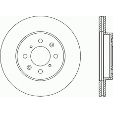 BDR1215.20 OPEN PARTS Тормозной диск