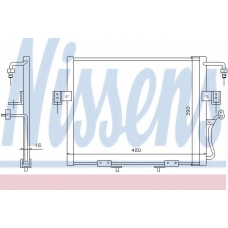 94802 NISSENS Конденсатор, кондиционер