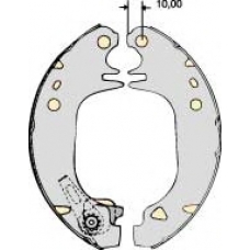 K623760 MGA Комплект тормозов, барабанный тормозной механизм