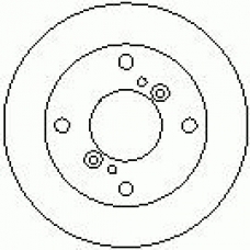 6043 10 KAWE Тормозной диск