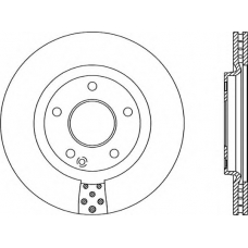 BDR2054.20 OPEN PARTS Тормозной диск