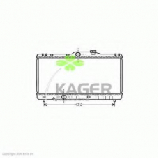 31-1085 KAGER Радиатор, охлаждение двигателя