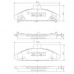 J3600503 NIPPARTS Комплект тормозных колодок, дисковый тормоз