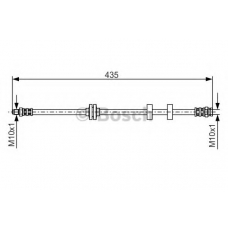 1 987 476 878 BOSCH Тормозной шланг
