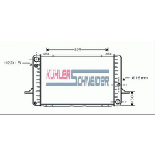 1804101 KUHLER SCHNEIDER Радиатор, охлаждение двигател