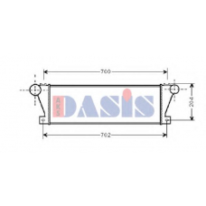 407190N AKS DASIS Интеркулер