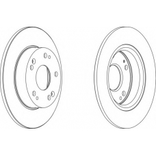 DDF1558-1 FERODO Тормозной диск