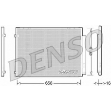 DCN51010 DENSO Конденсатор, кондиционер