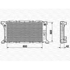 350213513000 MAGNETI MARELLI Радиатор, охлаждение двигателя