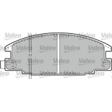 551759 VALEO Комплект тормозных колодок, дисковый тормоз
