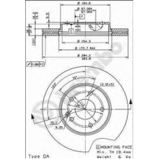 09.4869.41 BREMBO Тормозной диск