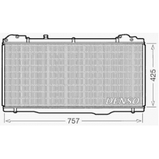 DRM23023 DENSO Радиатор, охлаждение двигателя