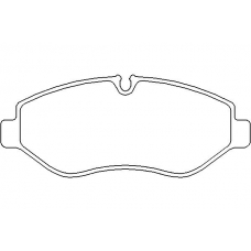 MDB2907 MINTEX Комплект тормозных колодок, дисковый тормоз
