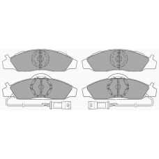 750 SIMER Комплект тормозных колодок, дисковый тормоз