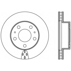 BDA2366.20 OPEN PARTS Тормозной диск