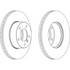 DDF1536-1 FERODO Тормозной диск