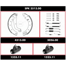 SPK 3513.00 ROADHOUSE Комплект тормозов, барабанный тормозной механизм