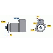 0 001 416 026 BOSCH Стартер