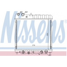 68111 NISSENS Радиатор, охлаждение двигателя