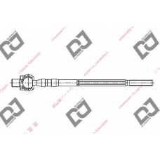 DR1264 DJ PARTS Осевой шарнир, рулевая тяга