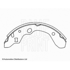 ADM54119 BLUE PRINT Комплект тормозных колодок