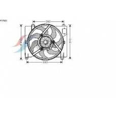 FT7503 AVA Вентилятор, охлаждение двигателя