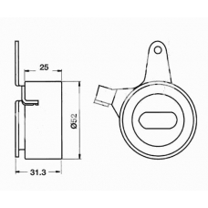 ITB-6341 IPS Parts Устройство для натяжения ремня, ремень грм