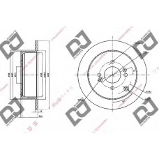 BD1354 DJ PARTS Тормозной диск